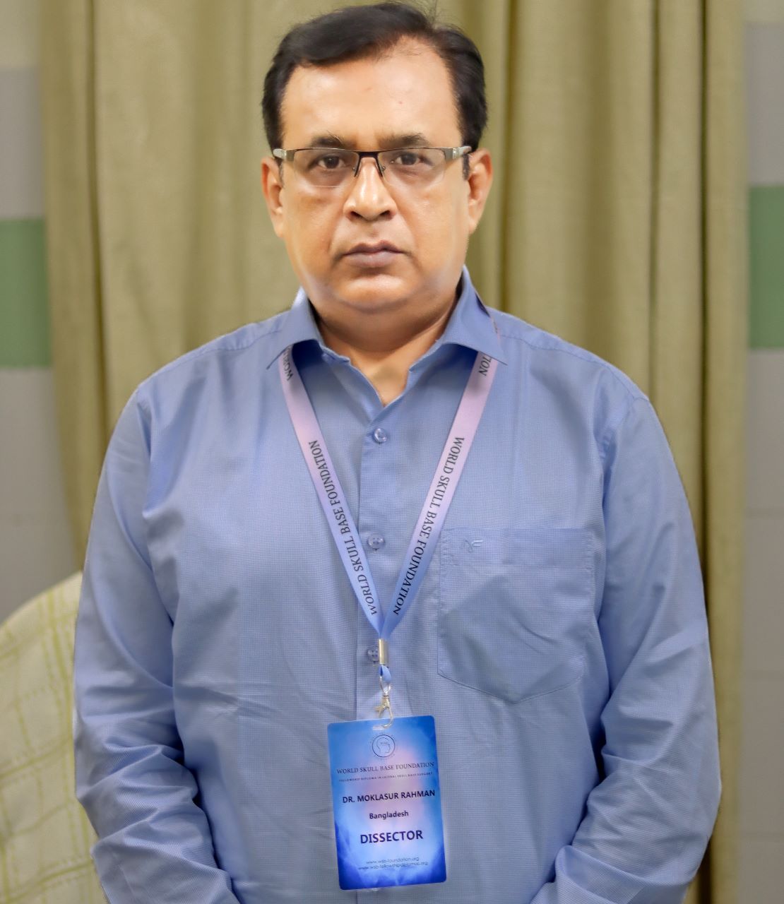 Neurosurgeon in Bangladesh — Prof. Dr. Moklasur Rahman Mukul Professional portrait of Prof. Dr. Moklasur Rahman Mukul in a clinical setting.